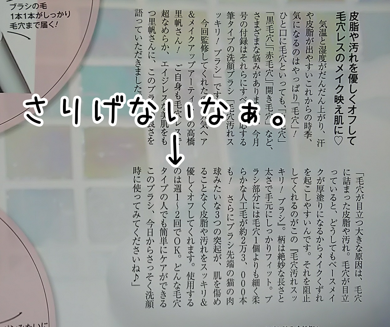 美的　6月号　毛穴ブラシ　付録　ブログ　レビュー
